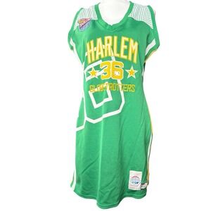 Platinum FUBU Harlem Globetrotters #36 Jersey Dress Green XL Y2K
